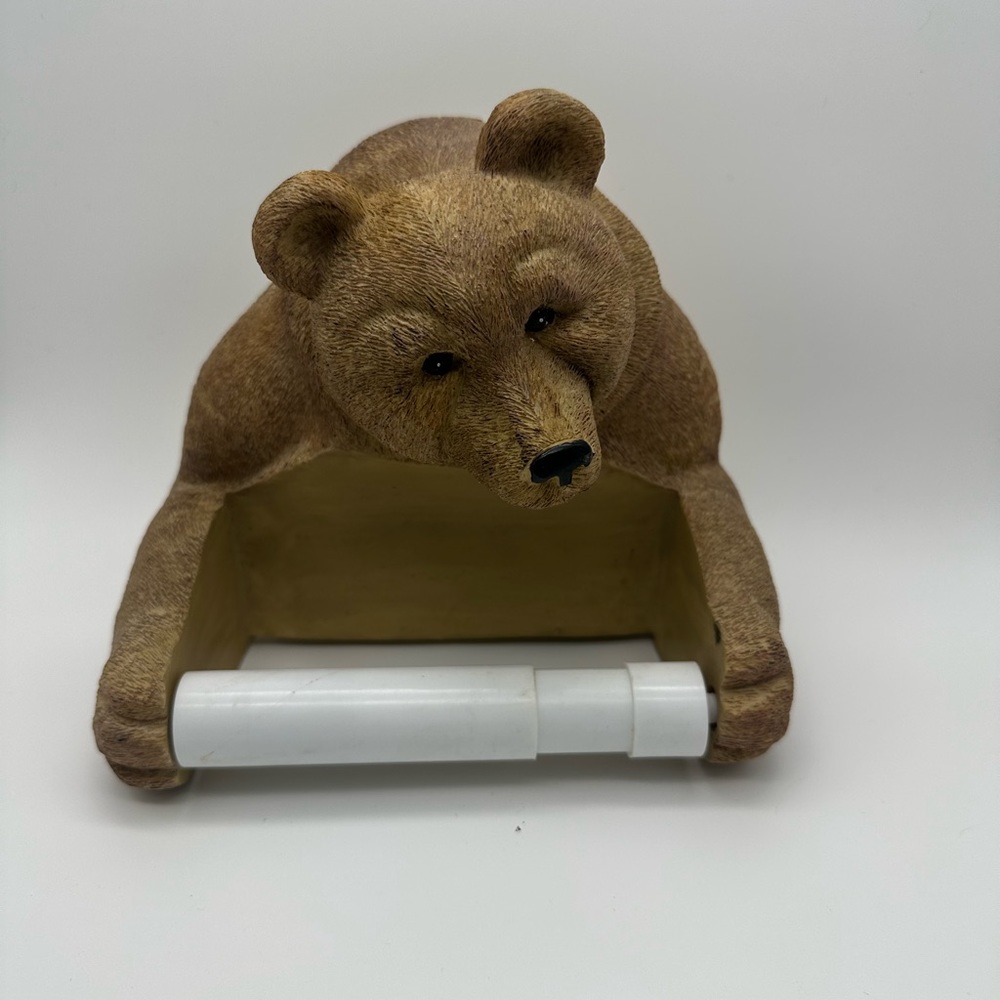 Rivers edge bear Toilet paper dispenser